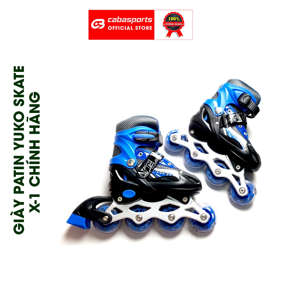 Giày patin 4 bánh có đèn Yuko SKATE X-1 chính hãng cao cấp