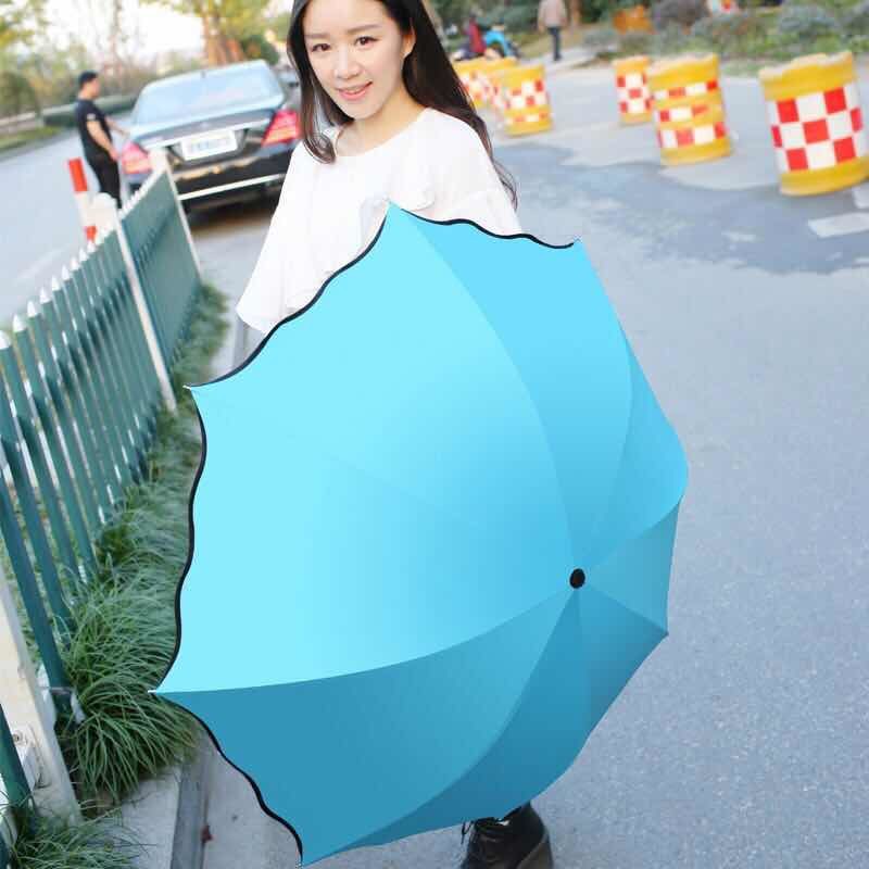 Ô gấp che mưa nắng dù kép chống UV nam nữ học sinh phiên bản hàn quốc phong cách Harajuku khổ lớn