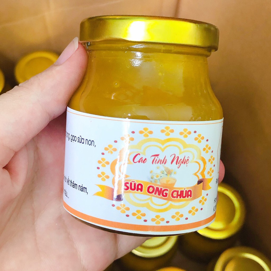 Cao tinh nghệ sữa ong chúa hũ lớn 100ml