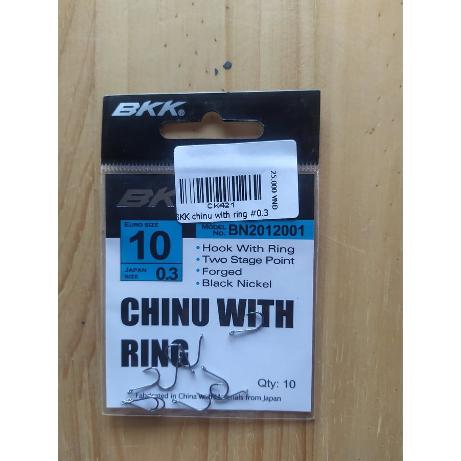 LƯỠI BKK CHINU WHITRING LƯỠI CÂU CÁ