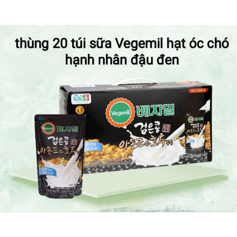 thùng sữa hạt óc chó hạnh nhân đậu đen