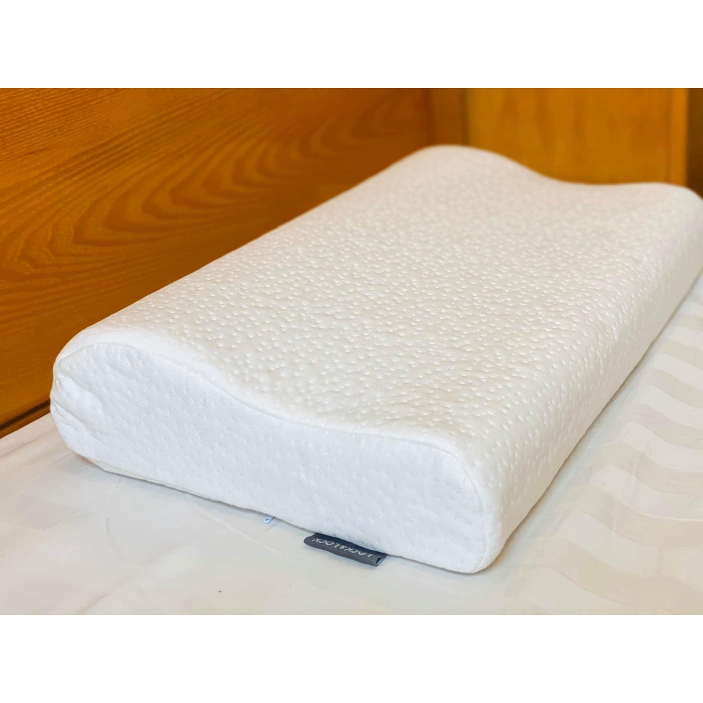 Lock&Lock gối Memory Foam 50D hình cong HLW111 cho giấc ngủ ngon và sâu, hàng chính hãng