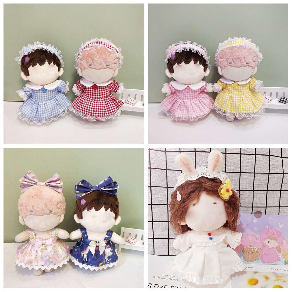 CLEVER Búp Bê 20CM Vải Cotton Họa Tiết Hoạt Hình Dễ Thương