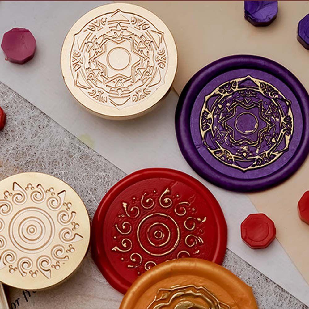 Con Dấu Sáp Niêm Phong Bì Thư Cầm Tay In Nổi Họa Tiết Quỷ Độc Đáo