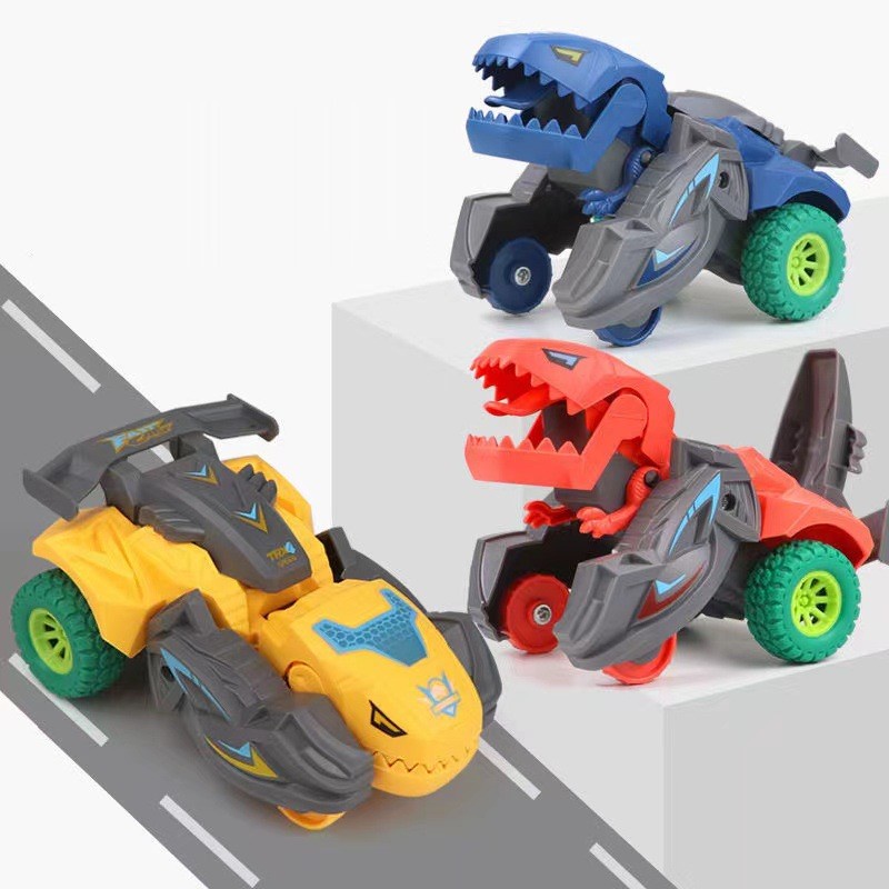 Đồ chơi trẻ em ô tô khủng long biến hình cho bé thông minh vận động