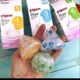 Núm ty bình pigeon cổ rộng ( giá 1 cặp)