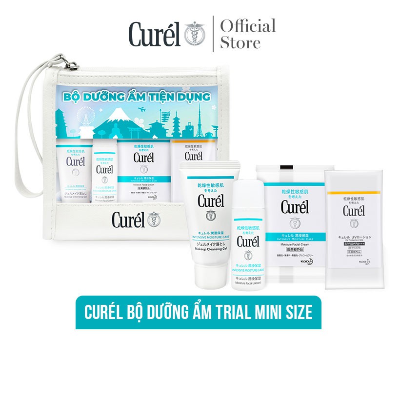 Bộ Dưỡng Ẩm Curél Trial Mini Size 4 sản phẩm