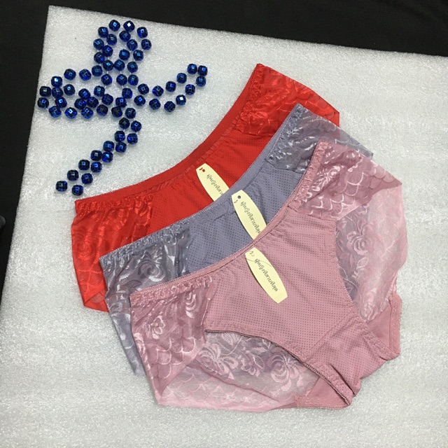 Quần lót nữ ren set 10c cực êm/ quần chíp nữ
