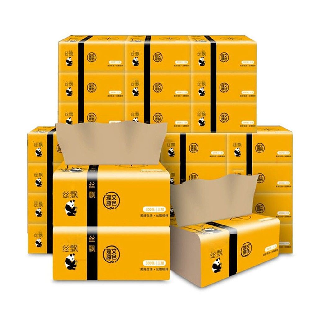 [HOT] Giấy Ăn Gấu Trúc Sipiao (Gói 300 tờ)