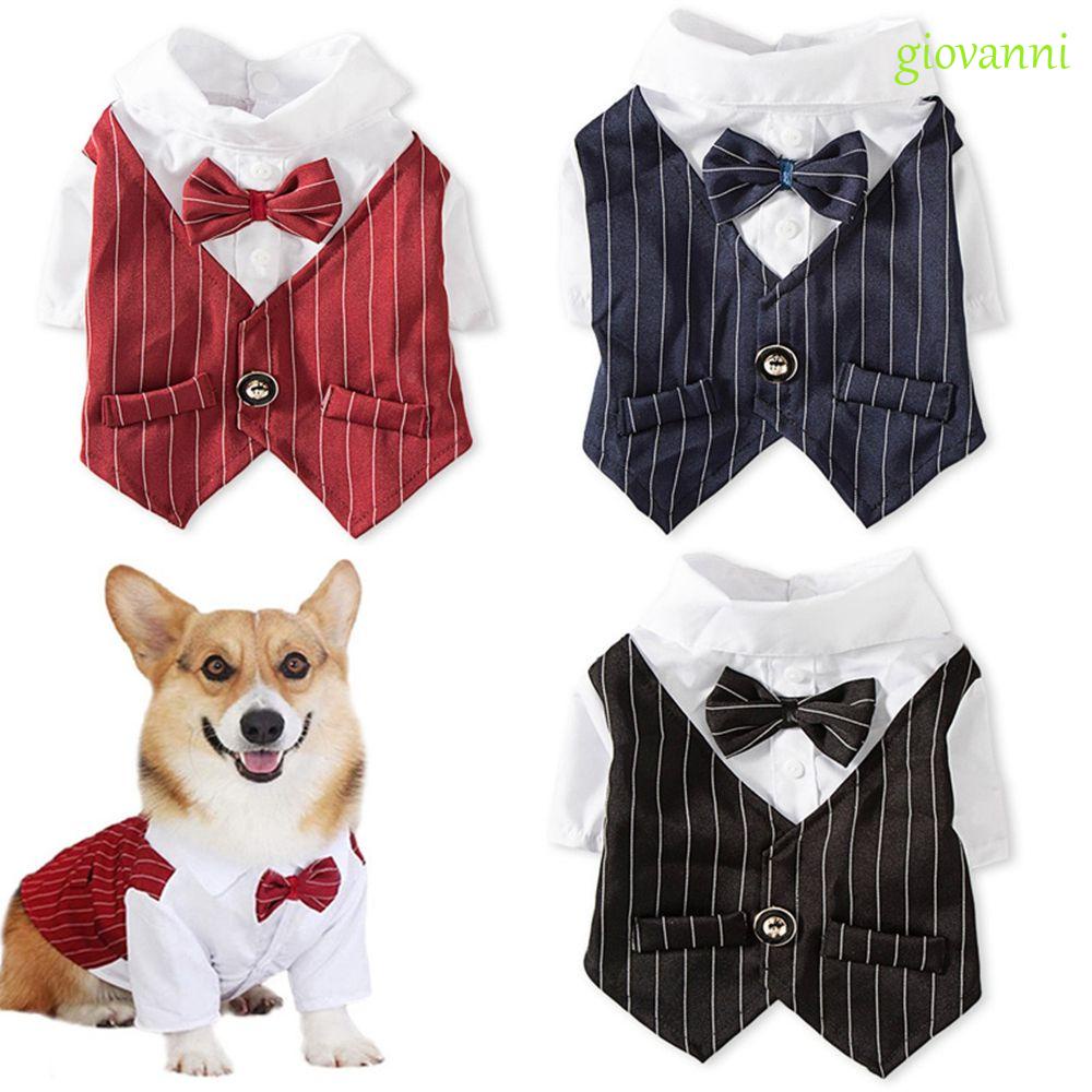 Áo vest thắt nơ nhiều màu sắc phong cách thanh lịch cho cún cưng đầy đủ các size