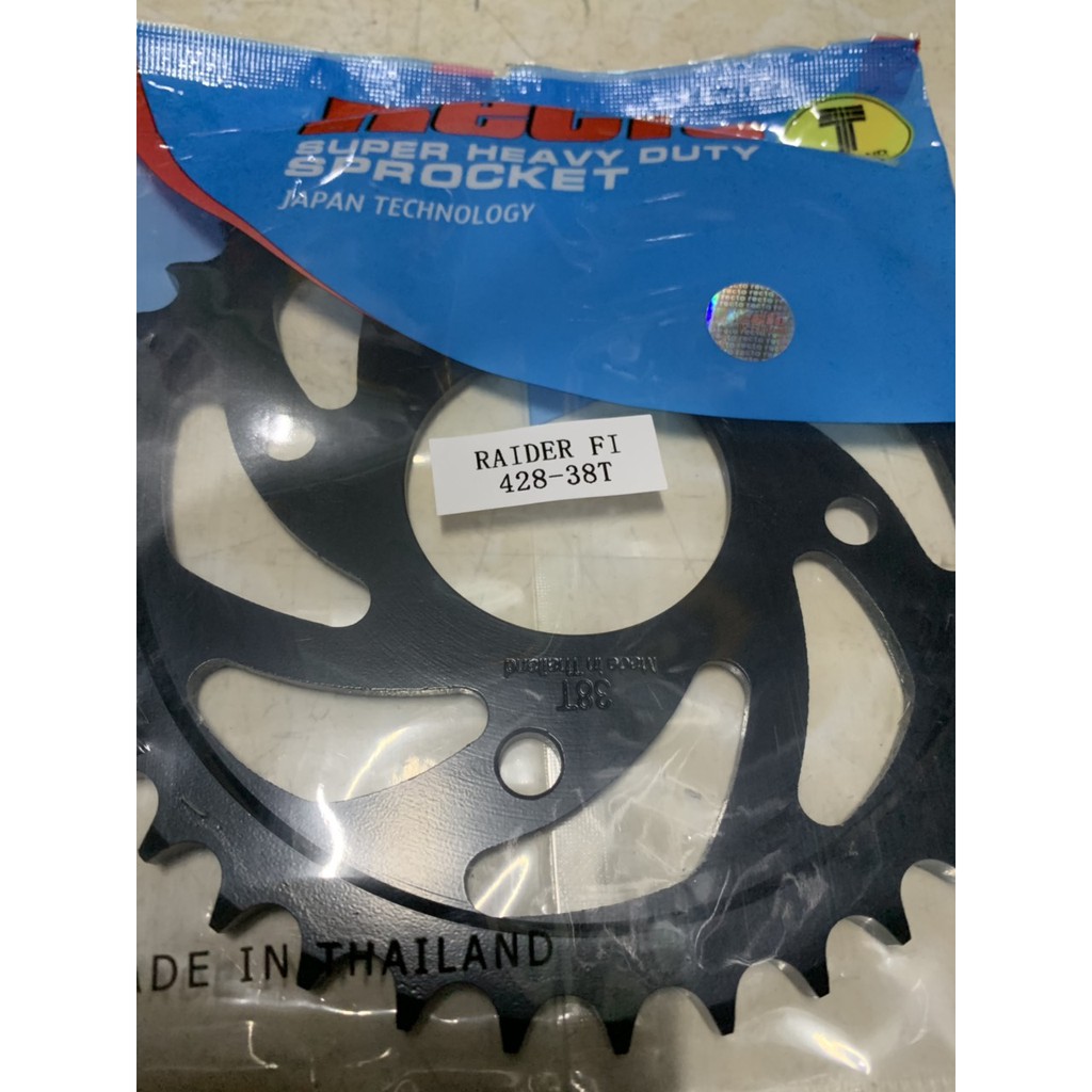 Dĩa 38T xe raider Fi hiệu recto