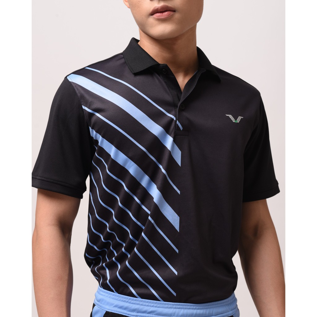 Áo Cầu Lông Nam Cổ Trụ AVP06 Vina Sport- Lapi VN Áo Tập Gym Tennis , Chất Thun Thấm Hút Mồ Hôi, Thoáng Mát, Full Size