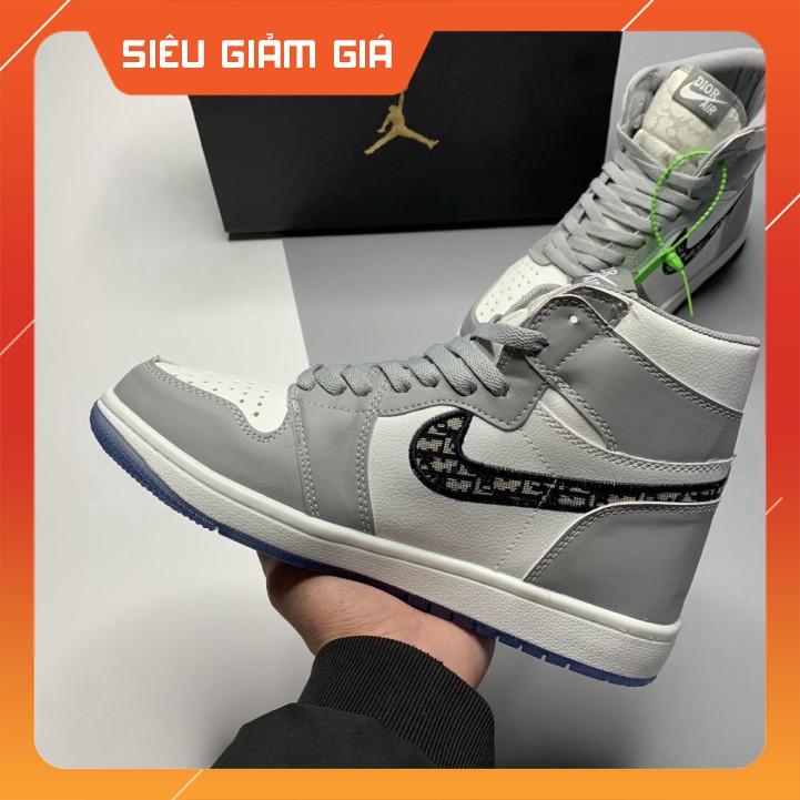 [BÁN CHẠY NHẤT SHOPEE] Giày Jordan, Giày Sneaker JD1 Dio Cổ Cao Đế Trong, Da Cao Cấp, Đế Khâu Full Size Nam Nữ (36-43)