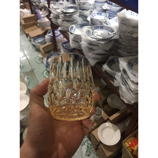 [ video thật] combo 6 cốc thuỷ tinh pha lê chịu nhiệt nóng lạnh 410ml , có thể uống nước,cafe,rượu đều rất sang và đẹp