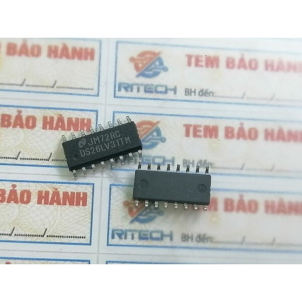 Combo 5 cái DS26LV31TM SOP 16 IC Chứa năng