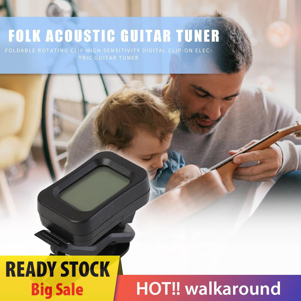 Walk Clip-on Electronic Digital Guitar Tuner for Guitar Chromatic Bass Ukulele