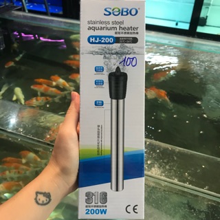 Sưởi Hồ Cá Inox SOBO HJ-200 200W