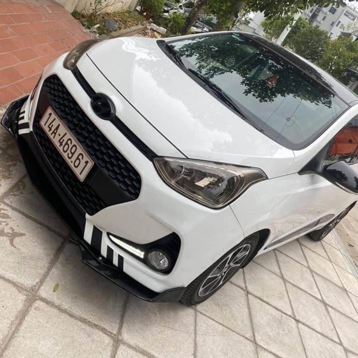 Lip trước ,cản trước I10 Bản Hatbach và sedan  mẫu thể thao,nhựa ABS Cao Cấp