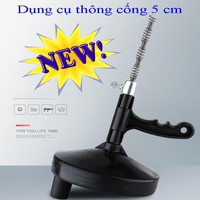 DỤNG CỤ THÔNG CỐNG💥FREESHIP💥 CHUYÊN NGHIỆP ĐẦU LÒ XO DÀI 5M ( Tặng 10 Viên Tẩy Bồn Cầu )