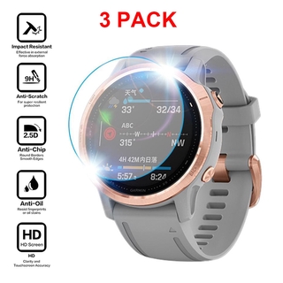 For Garmin Fenix 6 6s 6x Pro Sloar Fenix6 Tempered Glass Clear Protective Film Watch Screen Protector Cover Protection
