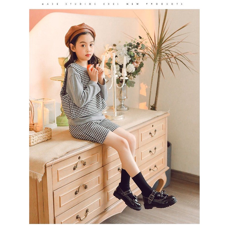 Giày búp bê da đế mềm thời trang xuân thu anh quốc dành cho nữ