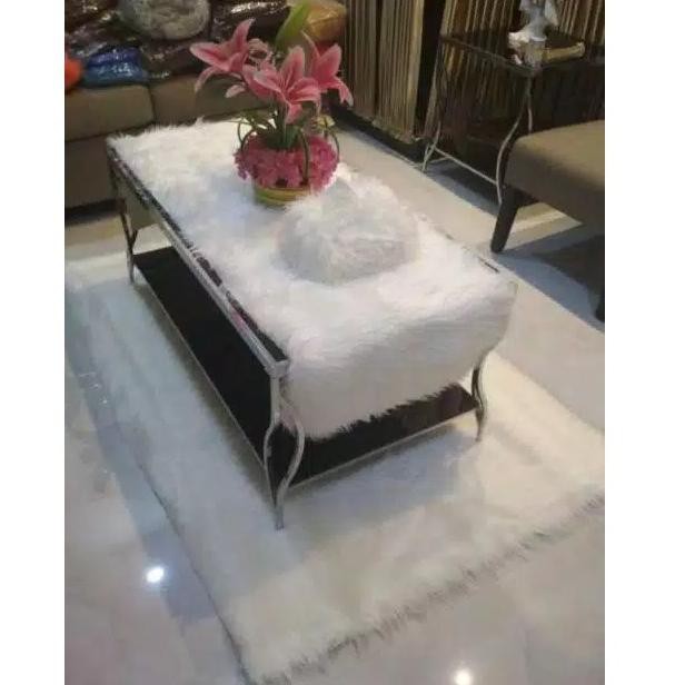 Khăn Trải Bàn Bằng Lông Mịn Cao Cấp Dày 6.5Cm Có Thể Mặc Được