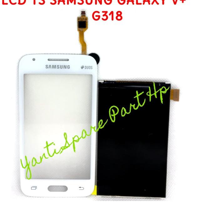 `➢ Màn hình cảm ứng Lcd màu đen dành cho Samsung Galaxy V Plus G318