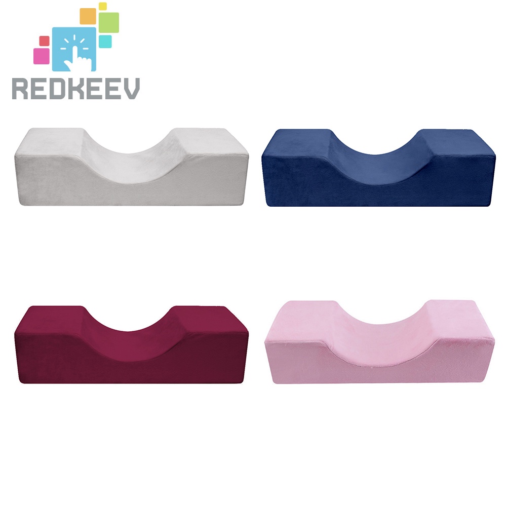 Gối kê cổ bằng mút hoạt tính hỗ trợ nối mi tiện dụng