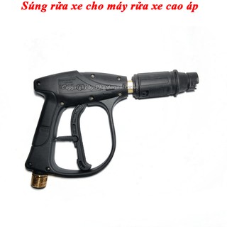 Súng rửa xe áp lực cao - Chân ren 14mm. 21mm
