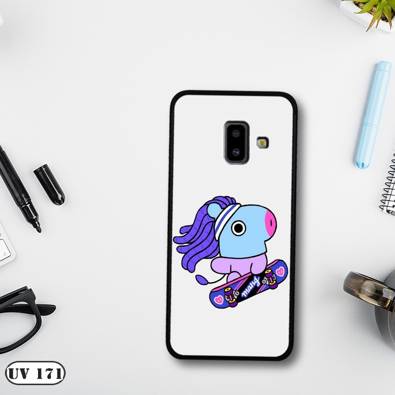 Ốp nhám viền dẻo cho điện thoại Samsung Galaxy J6 Plus