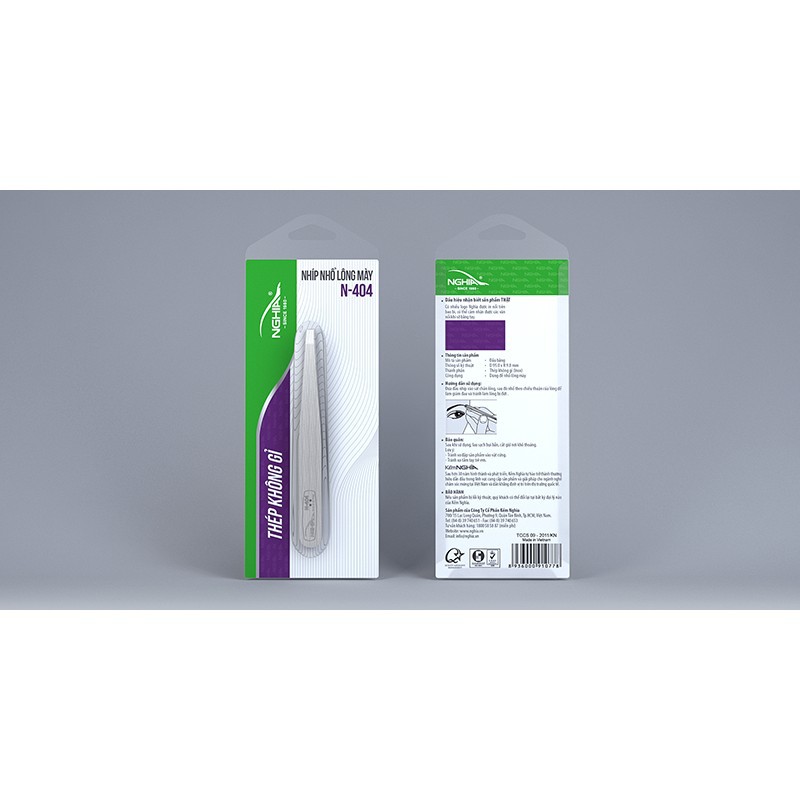 Nhíp cao cấp N404 - kềm Nghĩa - LCTQ