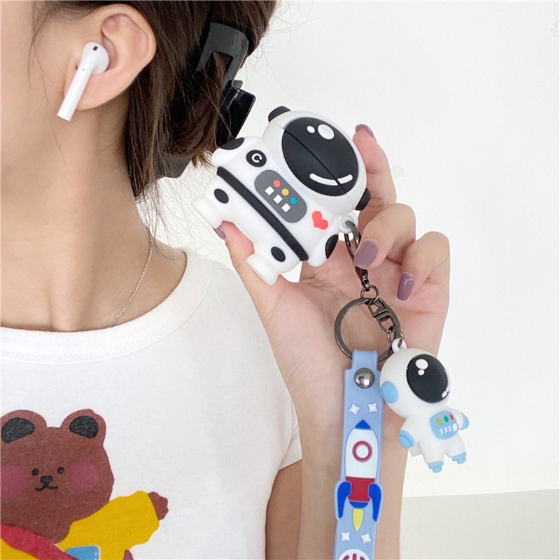 Case airpod 1/2/Pro/3 hình Phi Hành Gia Vũ Trụ