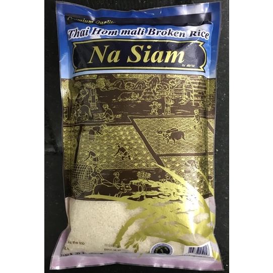 HOM MALI Gạo Tấm Thái Lan 2kg Broken Rice Na Siam