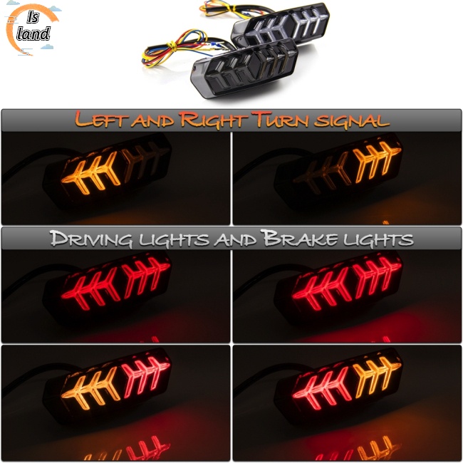 Đèn LED báo tín hiệu dừng thắng gắn đuôi xe máy Honda MSX125 CBR650F CTX700