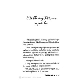 Sống Có Giá Trị - Cha Là Bóng Cả Đời Con