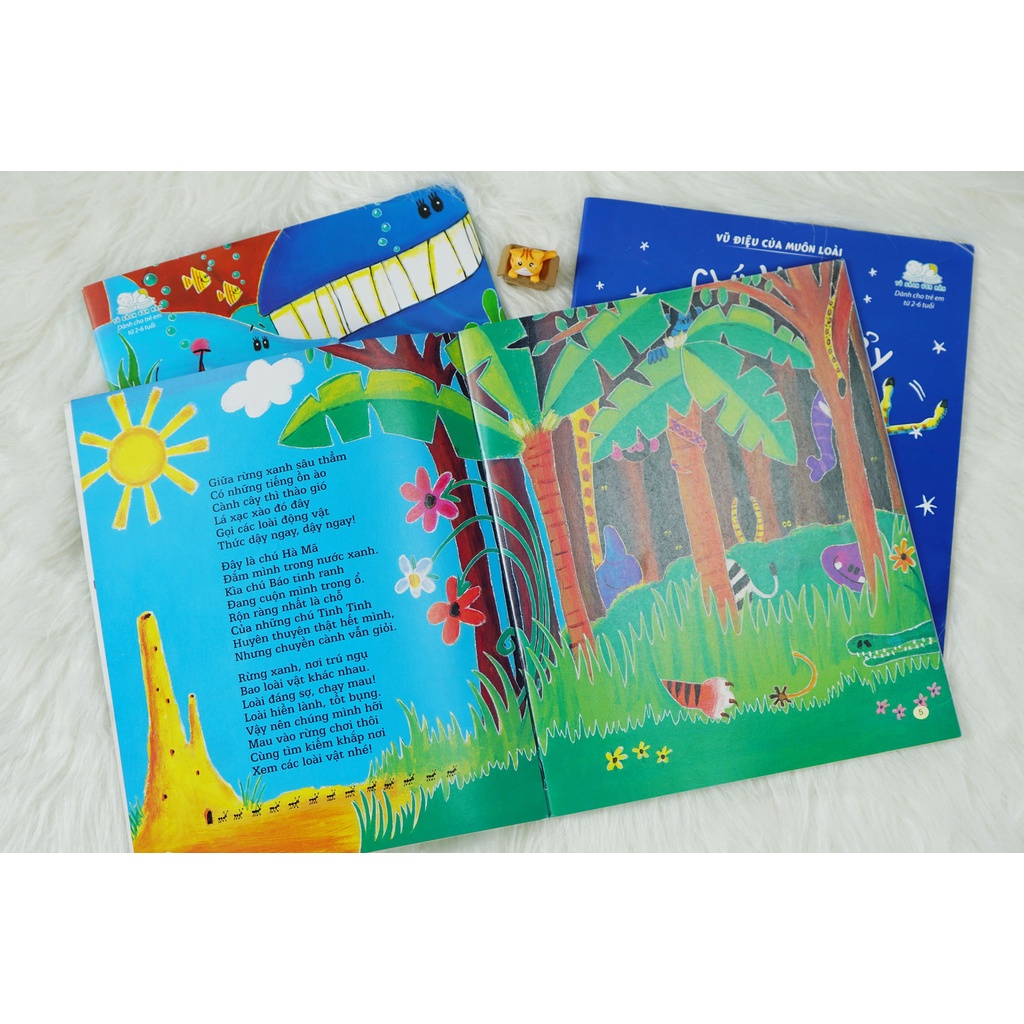 SÁCH - Vũ điệu của muôn loài - Chốn rừng xanh nhộn nhịp