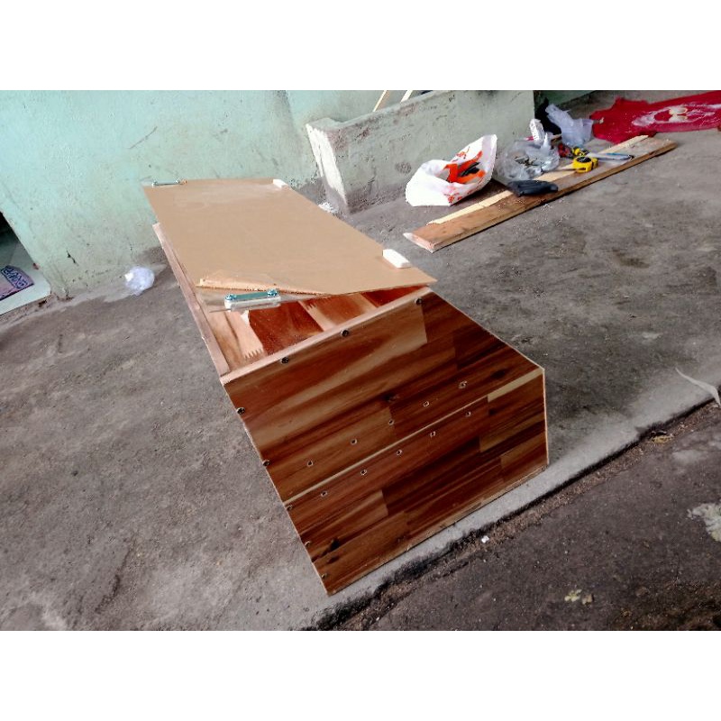 Chuồng nuôi bò sát KB2 gỗ ghép mica DRC 60-40-40cm