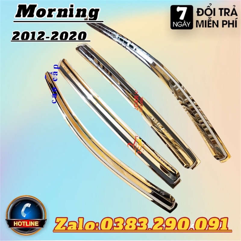 Vè mưa Kia Morning 2012 - 2020 mạ crom hàn quốc cao cấp