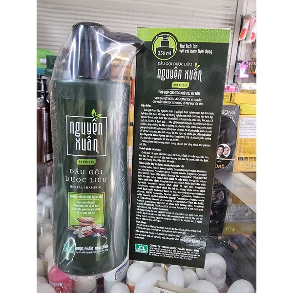 dầu gội dược liệu - nguyên xuân có vòi 250ml ( chuẩn cty )