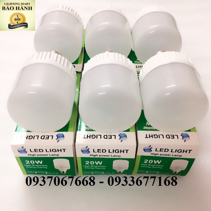 01 ĐÈN LED BÚP 20W TIẾT KIỆM ĐIỆN GIÁ TỐT - LIGTHING MART