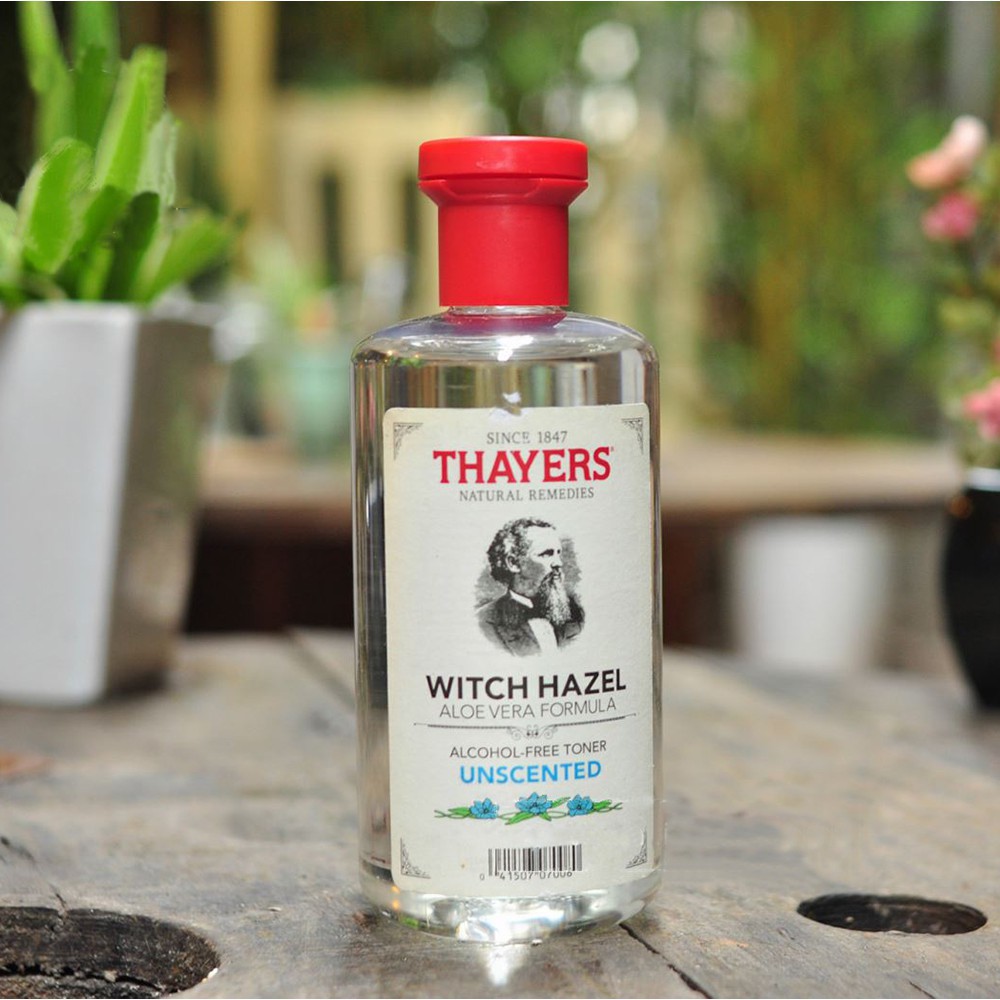 Nước Hoa Hồng Không Cồn Toner Thayers Witch Hazel; phân loại cho từng loại da 355ml