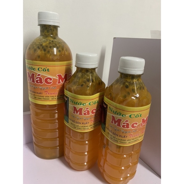 500ML NƯỚC CỐT CHANH DÂY NGUYÊN CHẤT