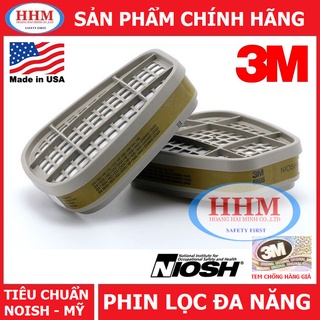 Phin lọc hỗn hợp hơi hữu cơ - vô cơ - khí gas 3M 6006