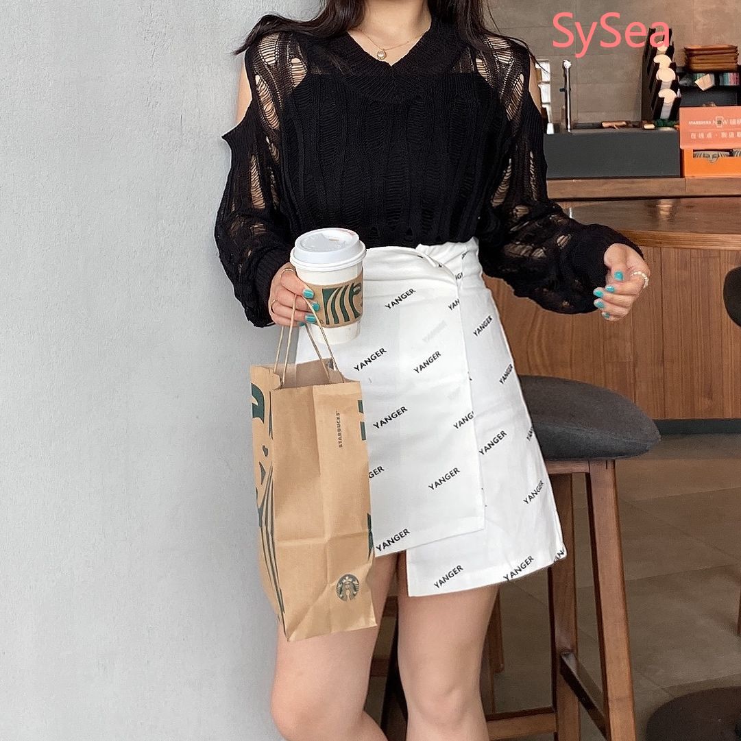 Chân Váy Chữ A Lưng Cao In Chữ Thời Trang Mùa Hè Cho Nữ | BigBuy360 - bigbuy360.vn