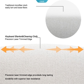 Microfiber dustproof protective film notebook palm keyboard blanket cover notebook computer screen cleaning cloth MacBook Pro 13/15/16 inches【ZK】