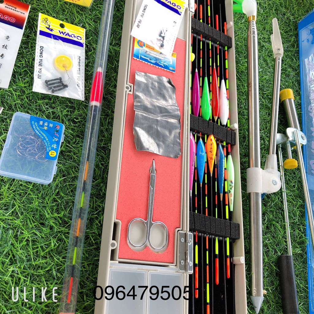 Combo phao câu đài kèm phao câu đài phao chạy và chống cần