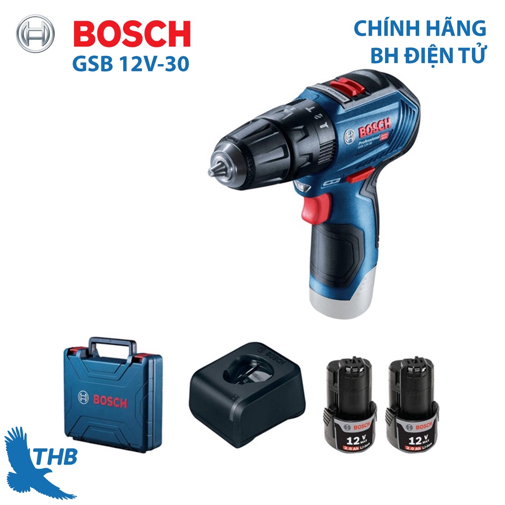 Máy khoan pin Bosch GSB 12V-30
