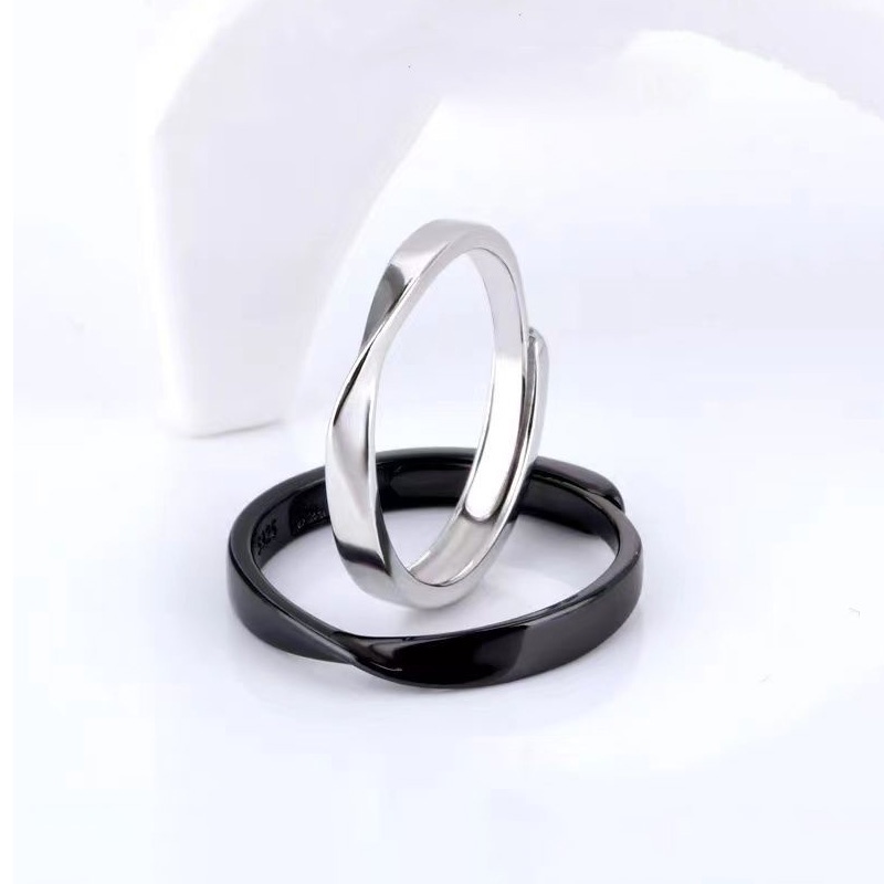 Nhẫn Đeo Tay Kiểu Dáng Đơn Giản Thời Trang Cho Cặp Đôi