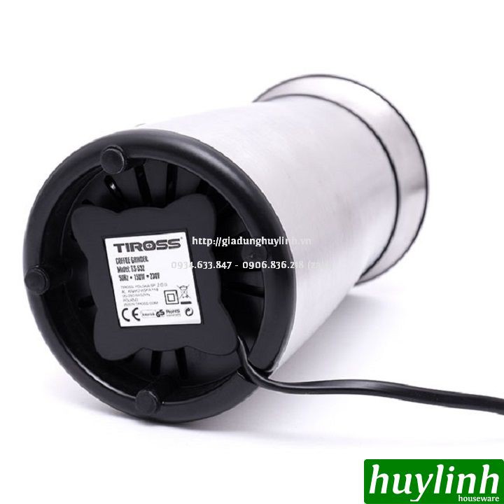 [Mã ELHAMS5 giảm 6% đơn 300K] Máy xay cà phê Tiross TS532 - TS530 - 150W