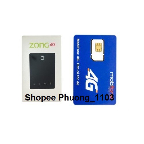 Bộ Phát WiFi Từ Sim 3G 4G ZTE MF920 Tốc Độ 150Mbps, Tặng Kèm Sim 1 năm